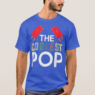 T-shirt Mens Coolest Pop Funny Meilleur Père Jamais Cool P