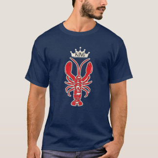 T-shirt Mens Crawfish King, Obtenons Cray Crayfish, I Love