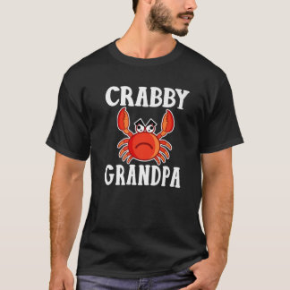 T-shirt Mens Cute Crabby Grandpa