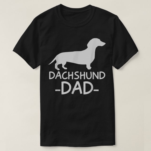 T-shirt Mens Dachshund Dad Weiner Weenie Apparel dog lover (Design devant)