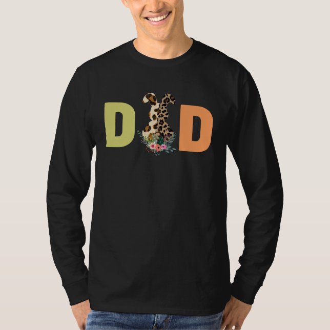 T-shirt Mens Dad Bunny Rabbit Face Family Group Easter Fat (Devant)