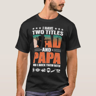 T-shirt Mens Dad Kid Fathers Day Graphic
