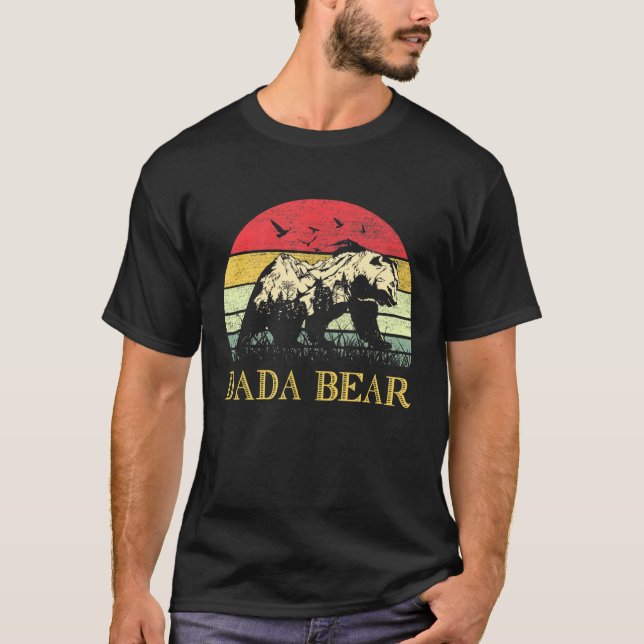 T-shirt Mens Dada Bear Funny (Devant)