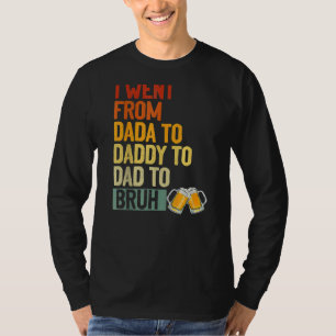 T-shirt Mens Dada Papa Papa Bruh Qui Aime Du Fils Garçons 