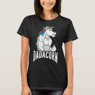 T-shirt Mens Dadacorn Unicorn Père Daddy Pour Être Bodybui