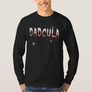 T-shirt Mens Dadcula Vampires Cool Amusant Papa Papa Papa
