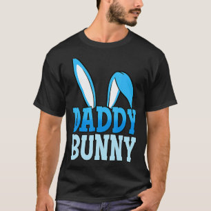 T-shirt Mens Daddy Bunny Costume mignon Papa Famille Corre