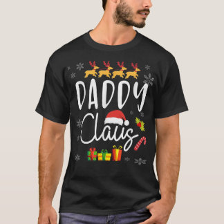 T-shirt Mens Daddy Claus Noël Cadeau Pyjamas Père Noël