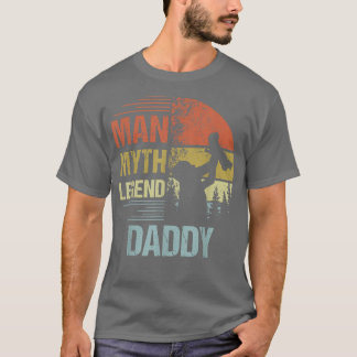 T-shirt Mens Daddy Myth Légende Pour Mens & Papa Drôle Fat