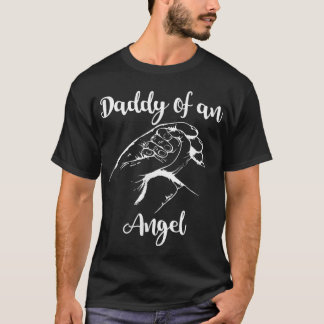 T-shirt Mens Daddy Of An Angel Pregnancy Loss Miscarriage 