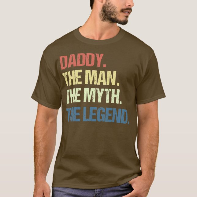T-shirt Mens DADDY THE MAN THE MYTH THE LEGEND Men for (Devant)