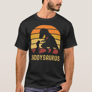 T-shirt Mens Daddysaurus Dinosaur T Rex Fête des pères Pap