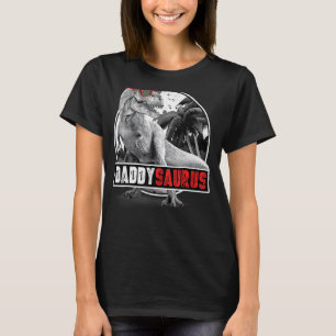T-shirt Mens Daddysaurus Rex Papa Dinosaur Fête des pères
