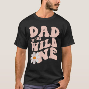 T-shirt Mens Daisy Anniversaire Papa Wild One Boho Daisy 1