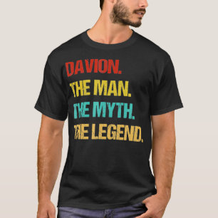 T-shirt Mens Davion L'Homme Le Mythe La Légende