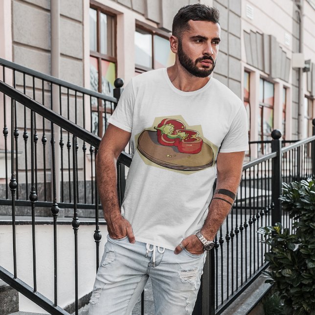 T-Shirt Mens De Poivre Tranché (Créateur téléchargé)