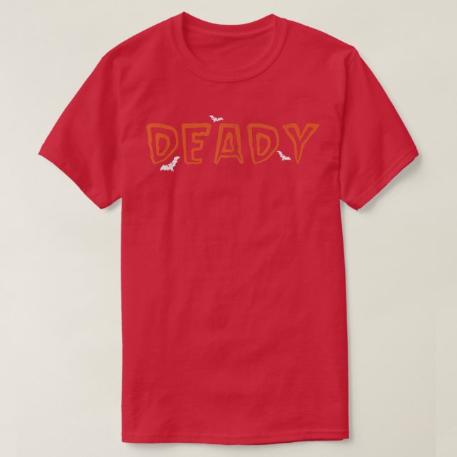 T-shirt Mens Deady et maman drôle Costume d'Halloween papa (Design devant)