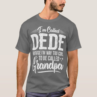T-shirt Mens Dede Tee from Grandchildren Funny Grandfathe