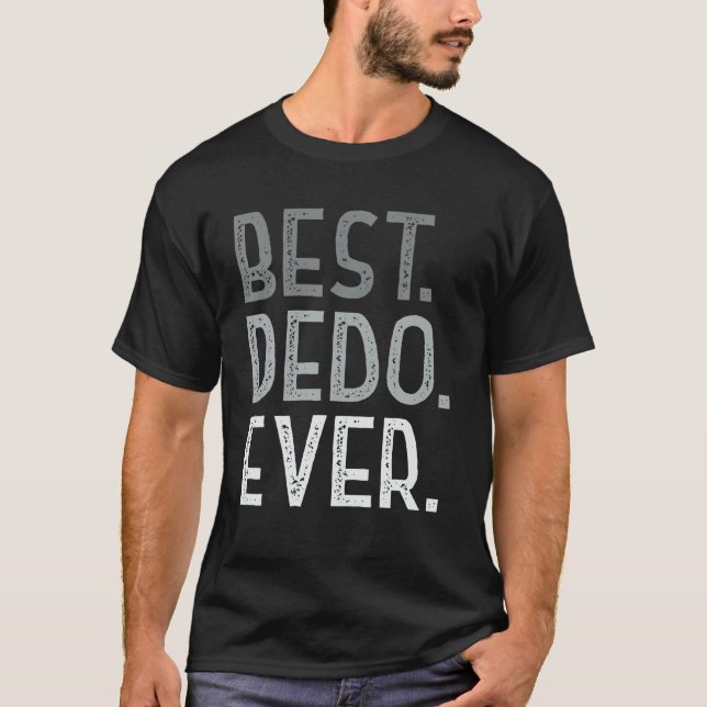 T-shirt Mens Dedo Ts Pour Grandpa Hommes Fête des pères Me (Devant)