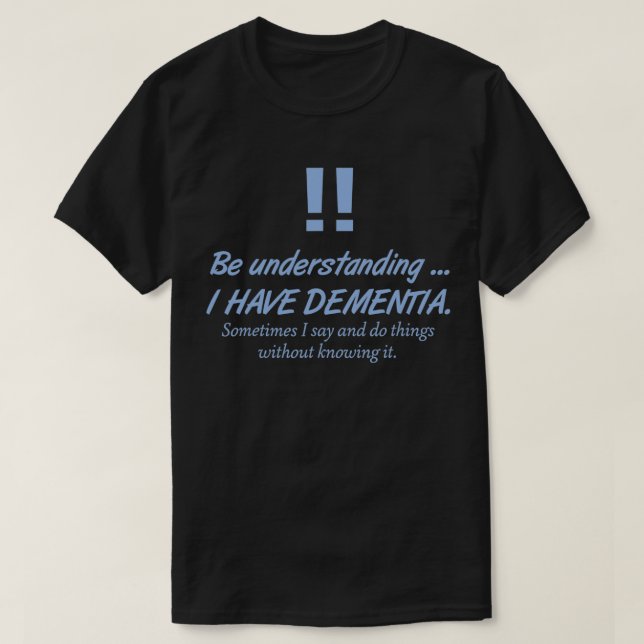 T-shirt Mens Démence Alzheimer Guerrier Patients Cerveau D (Design devant)
