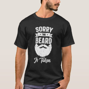 T-shirt Mens Désolé Cette Barbe Est Pris Valentines Jour P