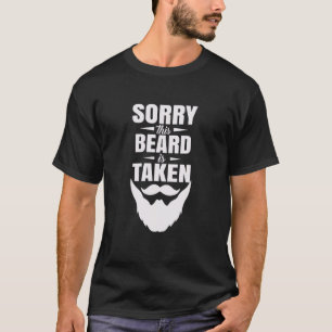 T-shirt Mens Désolé Cette Barbe Est Pris Valentines Jour P