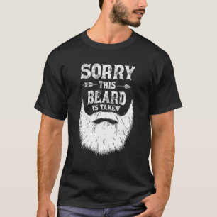 T-shirt Mens Désolé Cette Barbe Est Prise Drôle Valentines