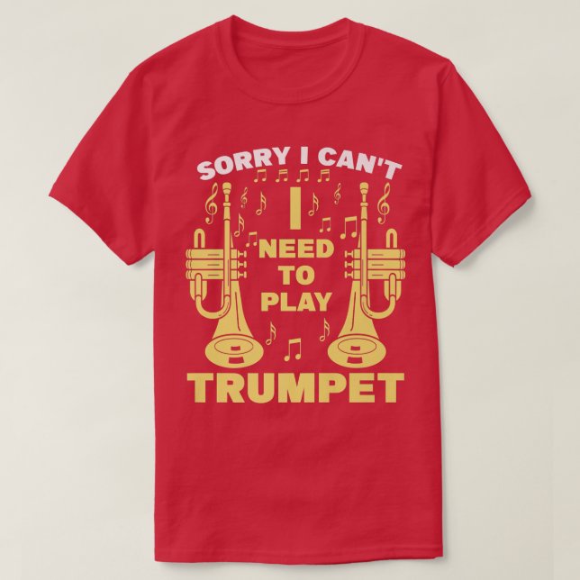 T-shirt Mens Désolé I can't  (Design devant)
