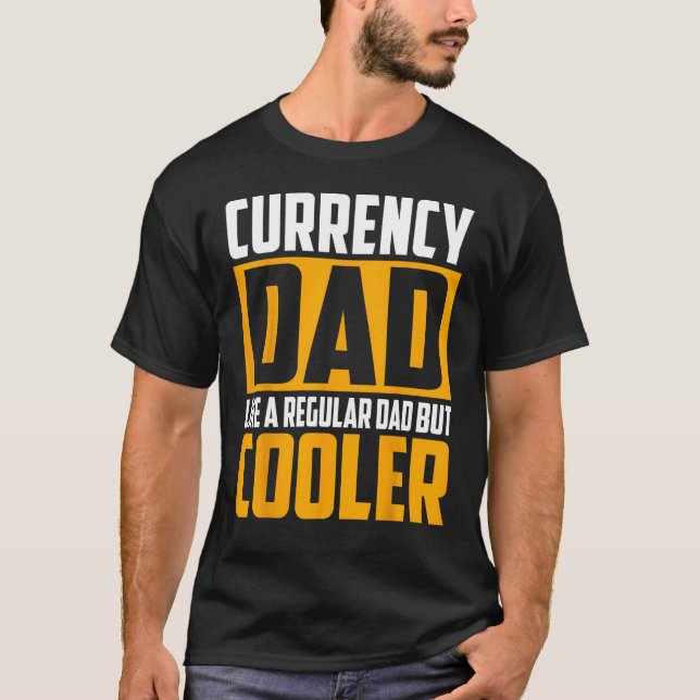T-shirt Mens Devise Papa Comme un papa régulier mais Glaci (Devant)