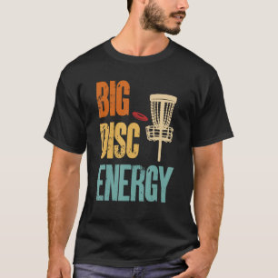 T-shirt Mens Disque Golf Big Disk Energy 1