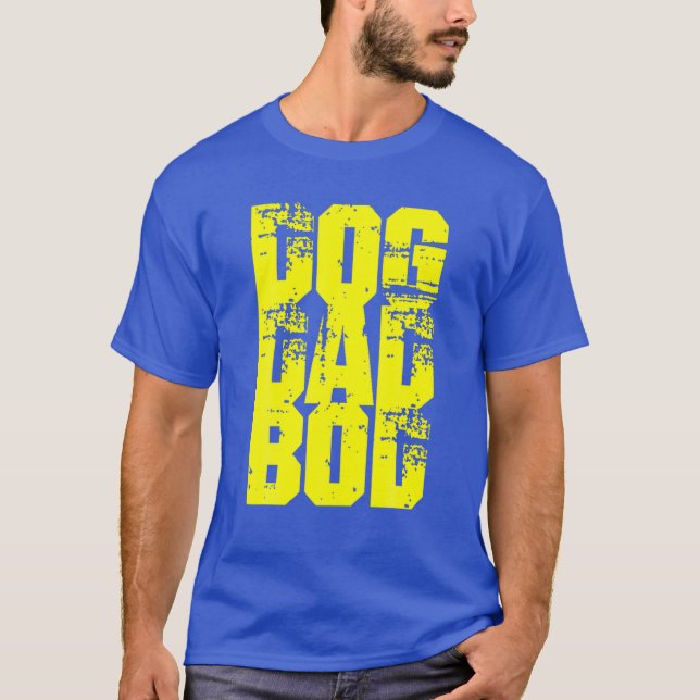 T-shirt Mens DOG DAD BOD Power (Devant)