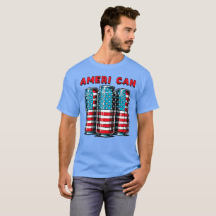 T-shirt Mens drôle 4 juillet