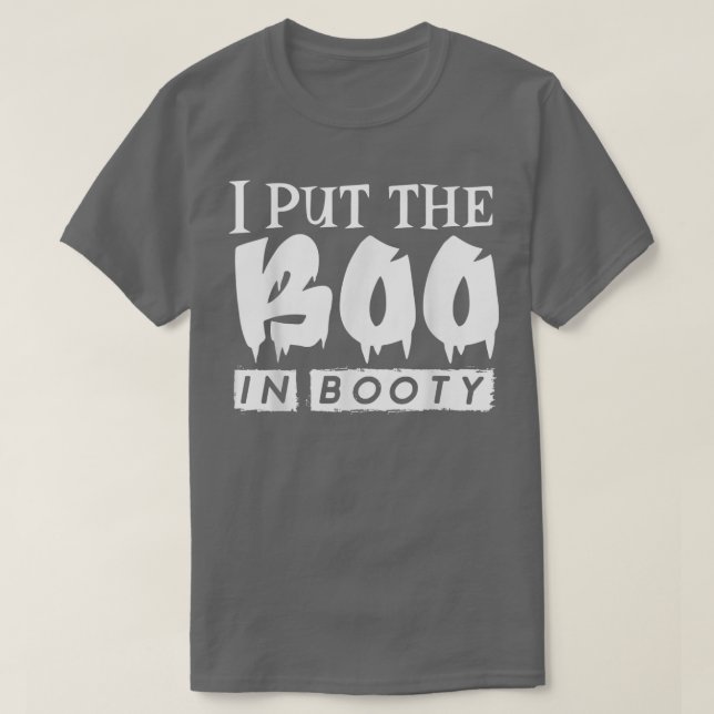 T-shirt Mens Drôle Citation D'Halloween, J'Ai Mis Le Boo D (Design devant)