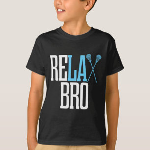 T-shirt Mens Drôle Détendez-Vous Bro Lcross Joueur T Chemi