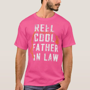 T-shirt Mens Drôle Fête des pères Reel Cool Père en droit 