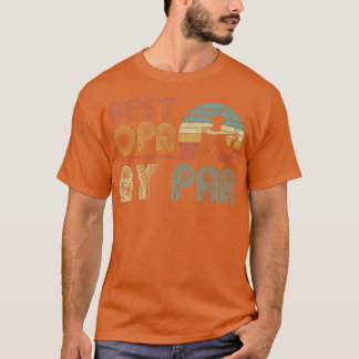 T-shirt Mens Drôle Meilleur Opa Par Par Fête des pères Gol