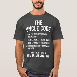 T-shirt Mens Drôle Oncle Cadeaux De La Nièce Nephew L'Oncl