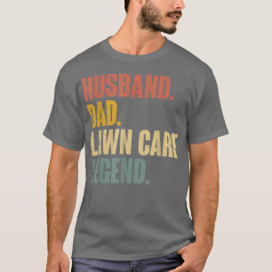 T-shirt Mens Drôle Pelouse Maitre Papa Hommes Soins de pel