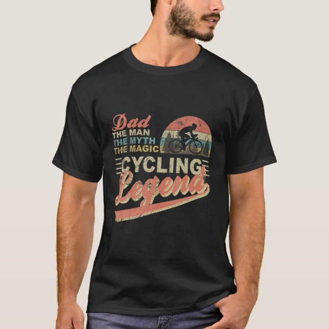 T-shirt Mens Drôle Vélo Cycling Pour Papa I Gift Racing Vé (Devant)