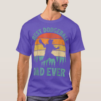 T-shirt Mens Drôle Vintage Best Dodgeball Papa Jamais Père