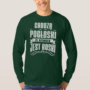 T-shirt Mens Dziadzie Dziadzia Dziadziu Dziadzio Pologne