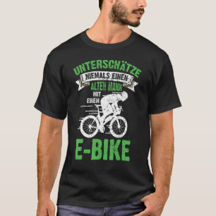 T-shirt Mens E Vélo Vélo Vieux Homme Dit Homme Ebike Ele H