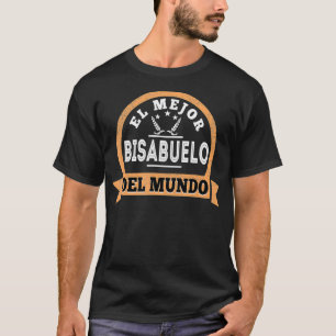 T-shirt Mens El Mejor Bisabuelo Del Mundo