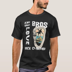 T-shirt Mens Escalade Vintage Carabiner Awesome Bros Love