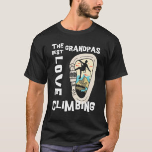 T-shirt Mens Escalade Vintage Carabiner Best Grandpas Love