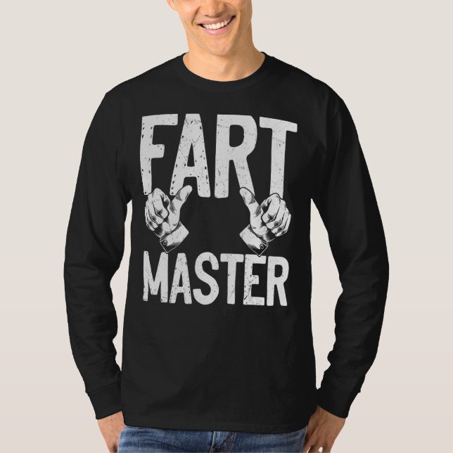 T-shirt Mens Farting Hommes Fart Master (Devant)