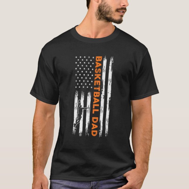 T-shirt Mens Father Basketball Dad (Devant)