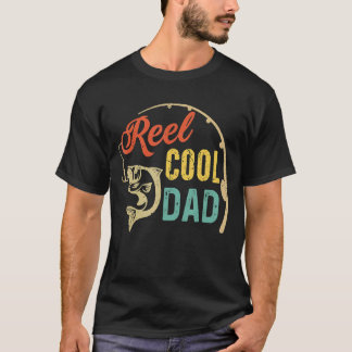T-shirt Mens Father's Day  Fishing Dad Reel Cool Dad Fishe