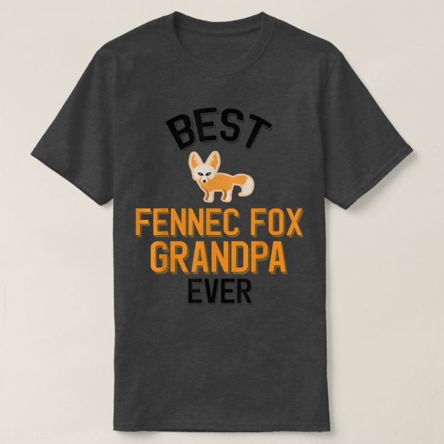 T-shirt Mens Fennec Fox Grandpa (Design devant)