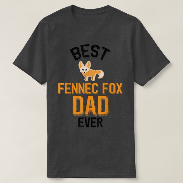 T-shirt Mens Fennec Fox Papa (Design devant)